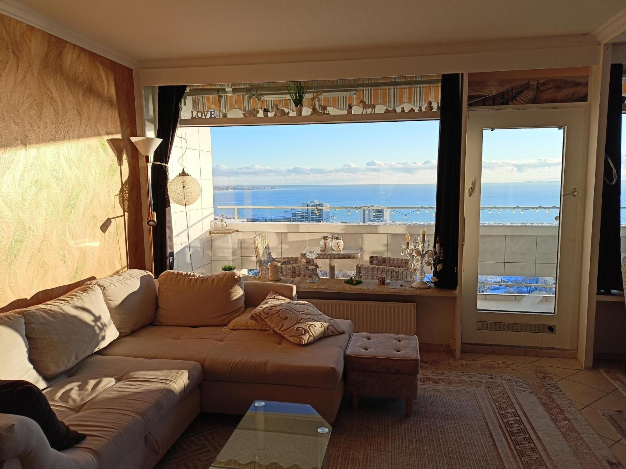 Wohnung Mit Traumhaftem Meerblick Und Schwimmbad Sierksdorf Exteriör bild